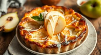 Clafoutis révolutionnaire : poires et chocolat blanc réinventent ce classique français