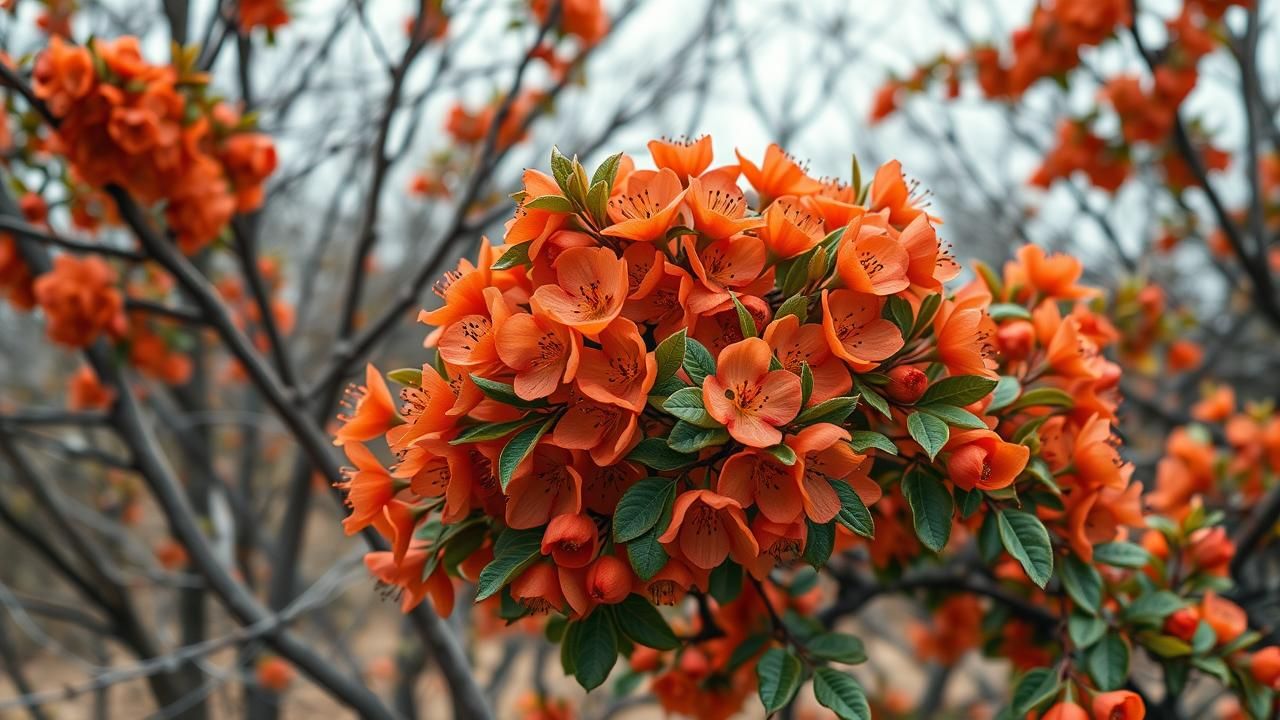 Cognassier Japon Arbuste Resistant Jardins