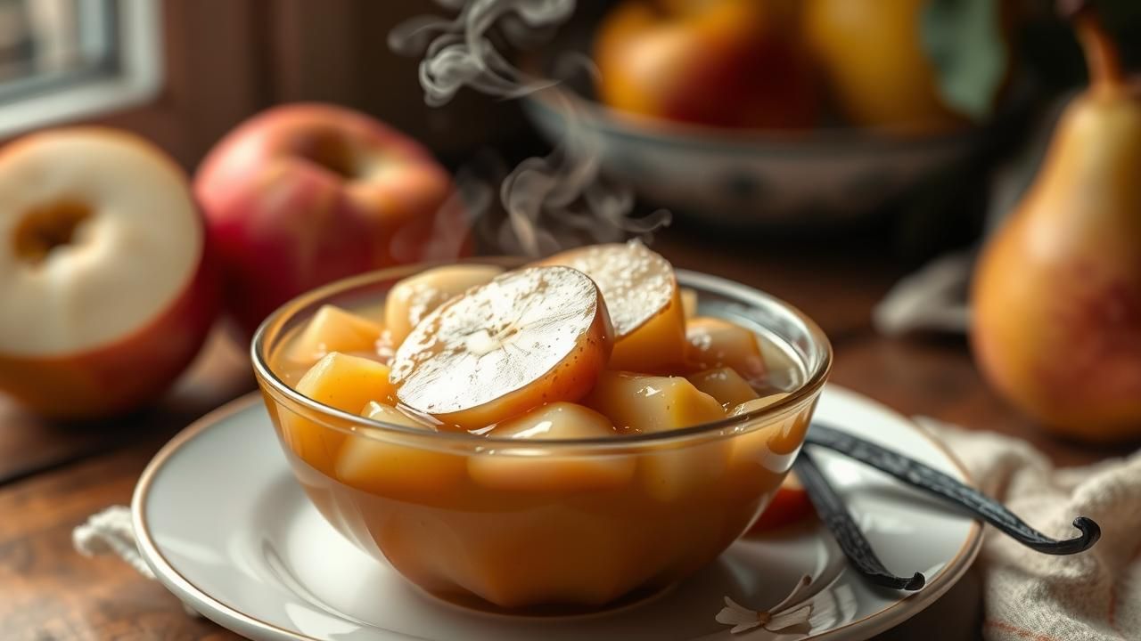 Compote Pomme Poire Vanille Bienfaits