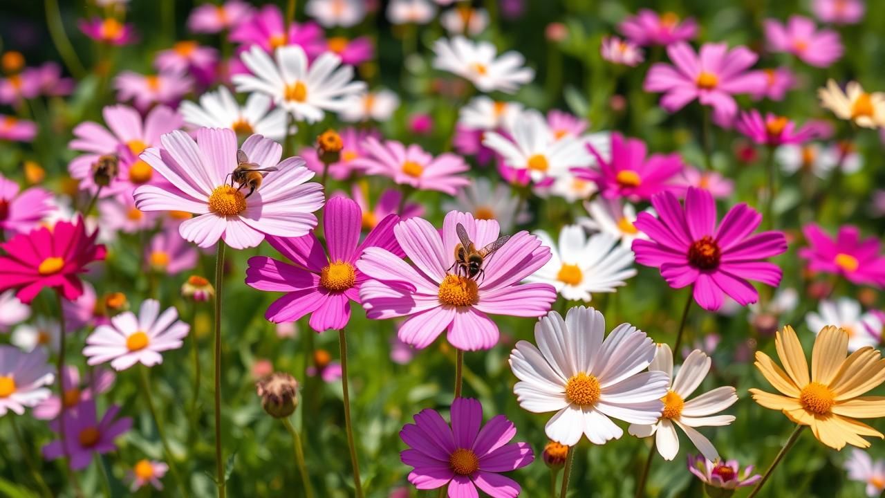 Cosmos Fleur Magique Jardin Paradis