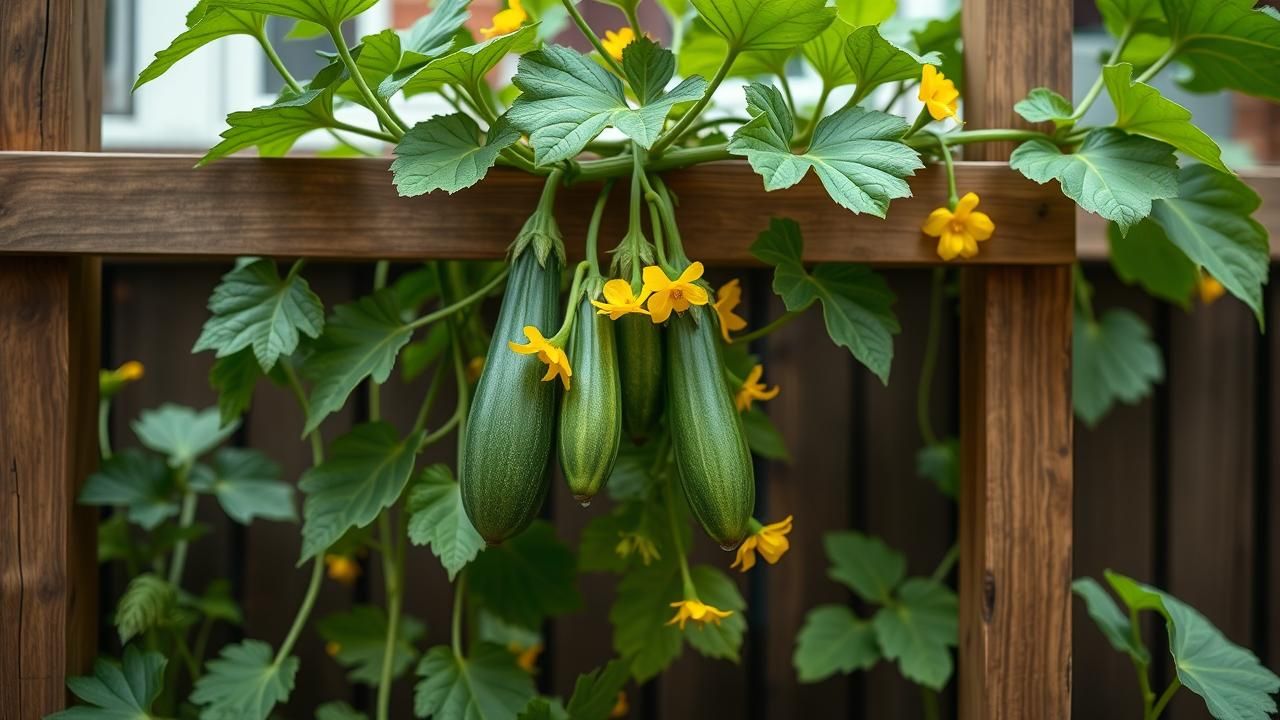 Courgette Grimpante Solution Potagers Miniatures