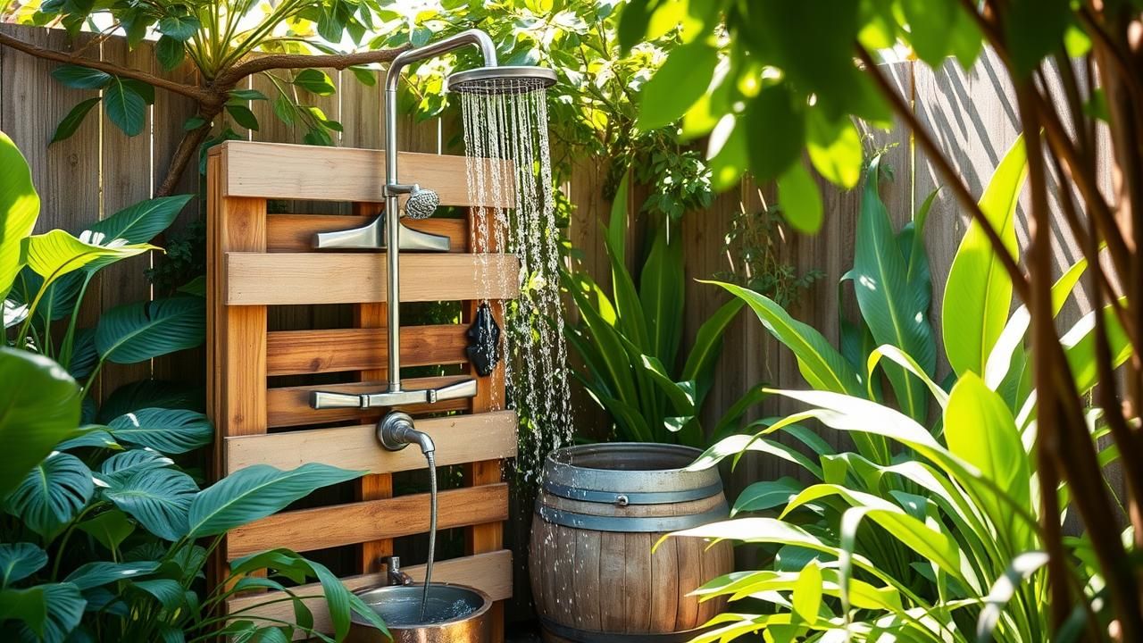 Creer Douche Exterieure Astuces