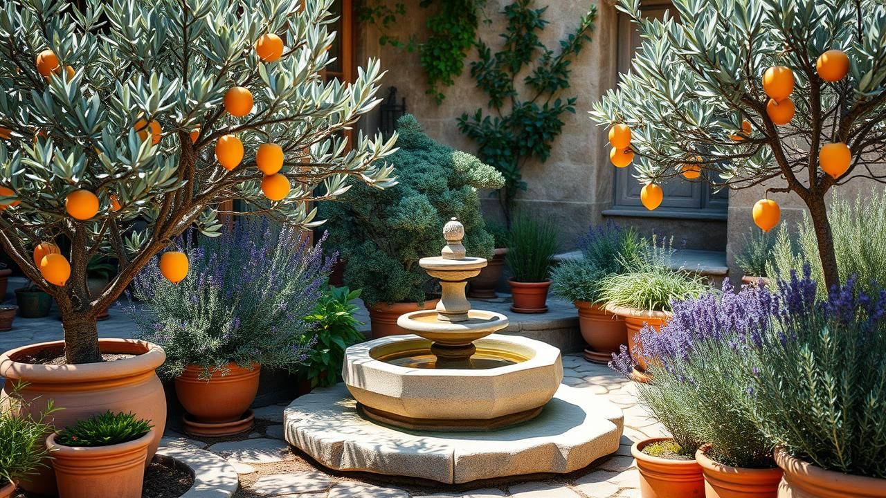Creer Oasis Mediterraneenne Plantes Bassin