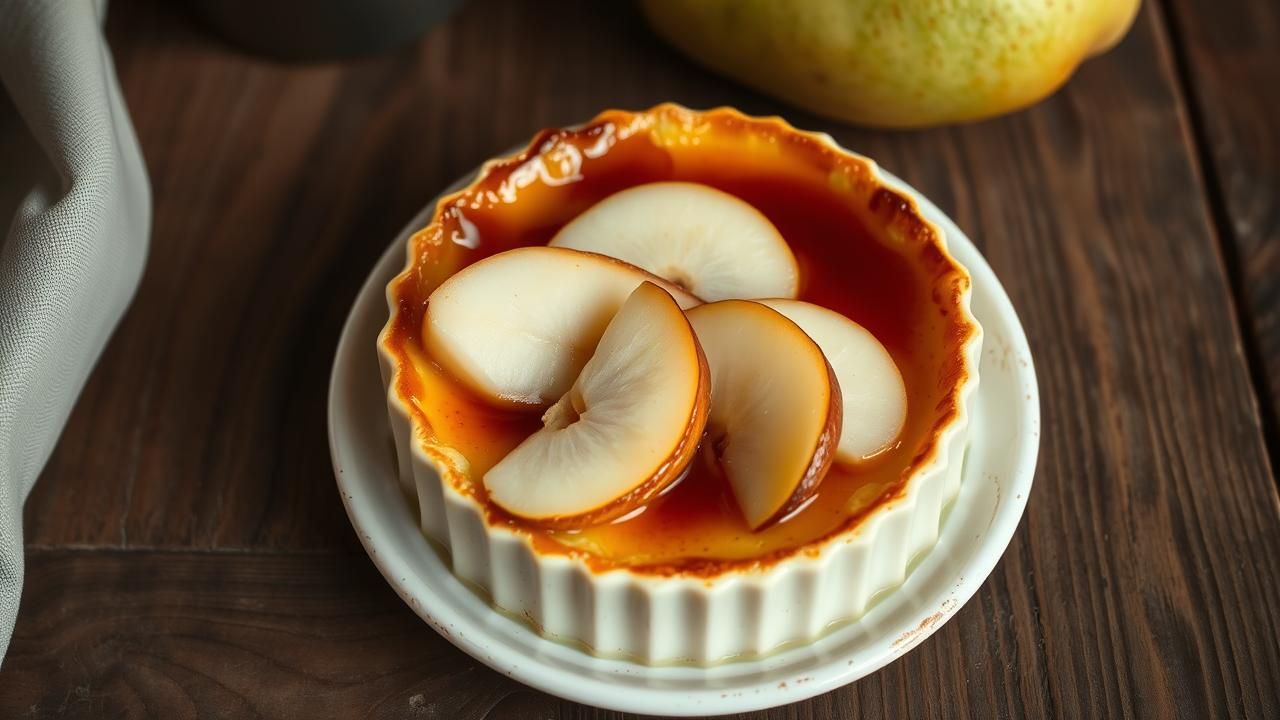 Creme Brulee Aux Poires