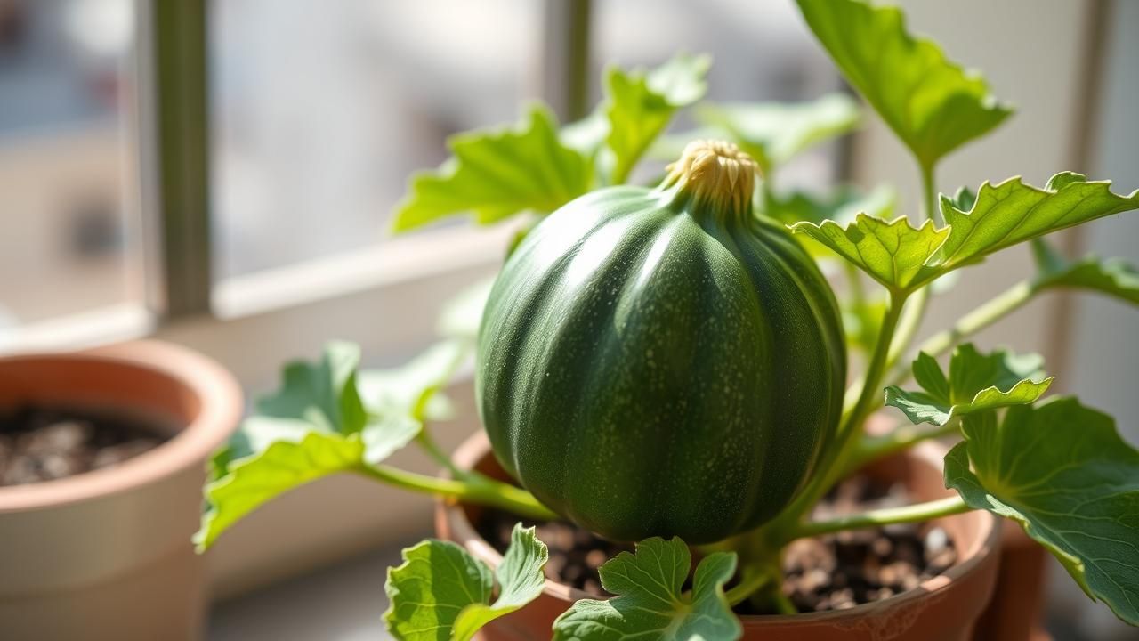 Decouverte Courgette Ronde Culture Pot
