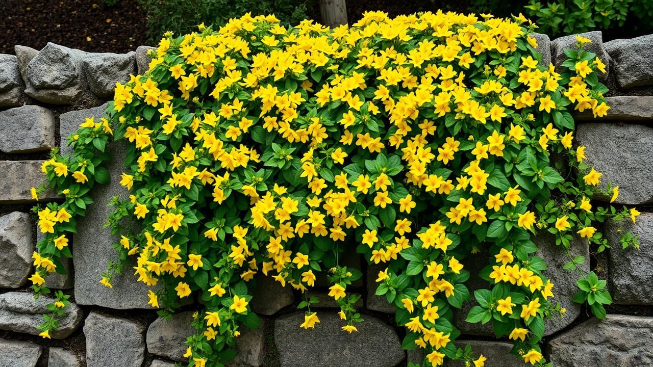 Decouverte Jardin Plante Murs Cascades Dorees