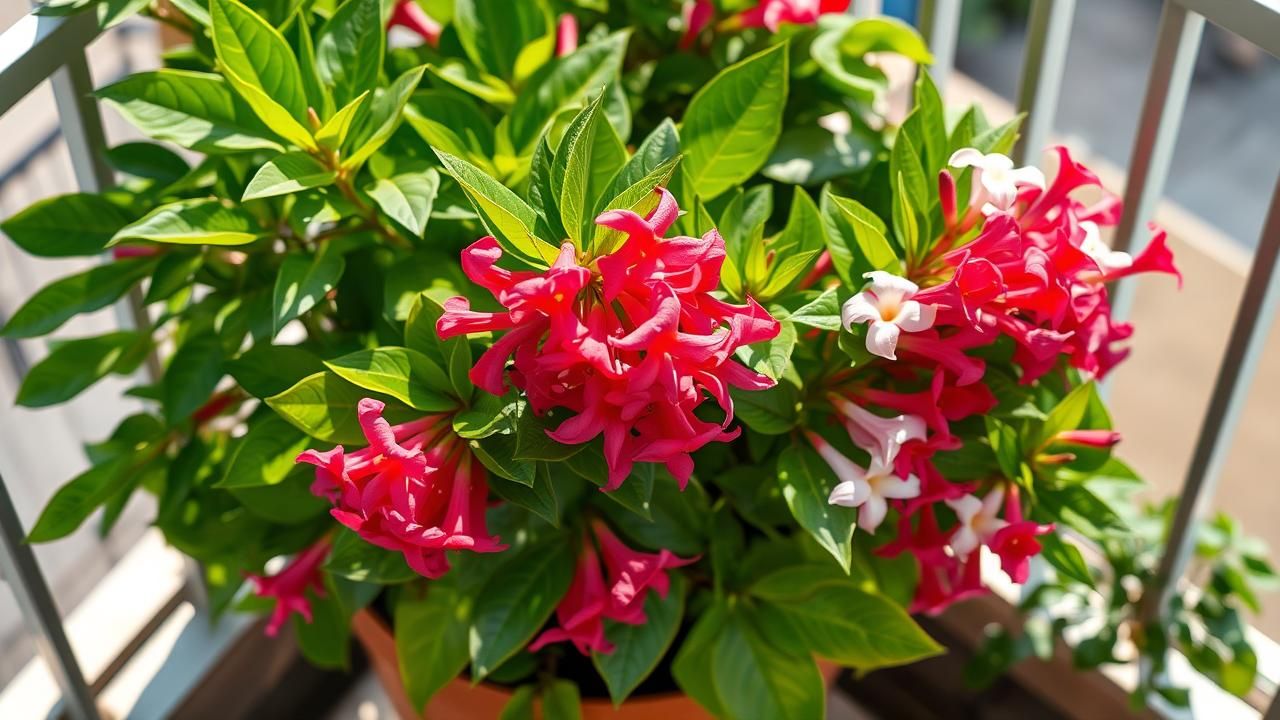 Dipladenia Plante Fleurit Mai Novembre