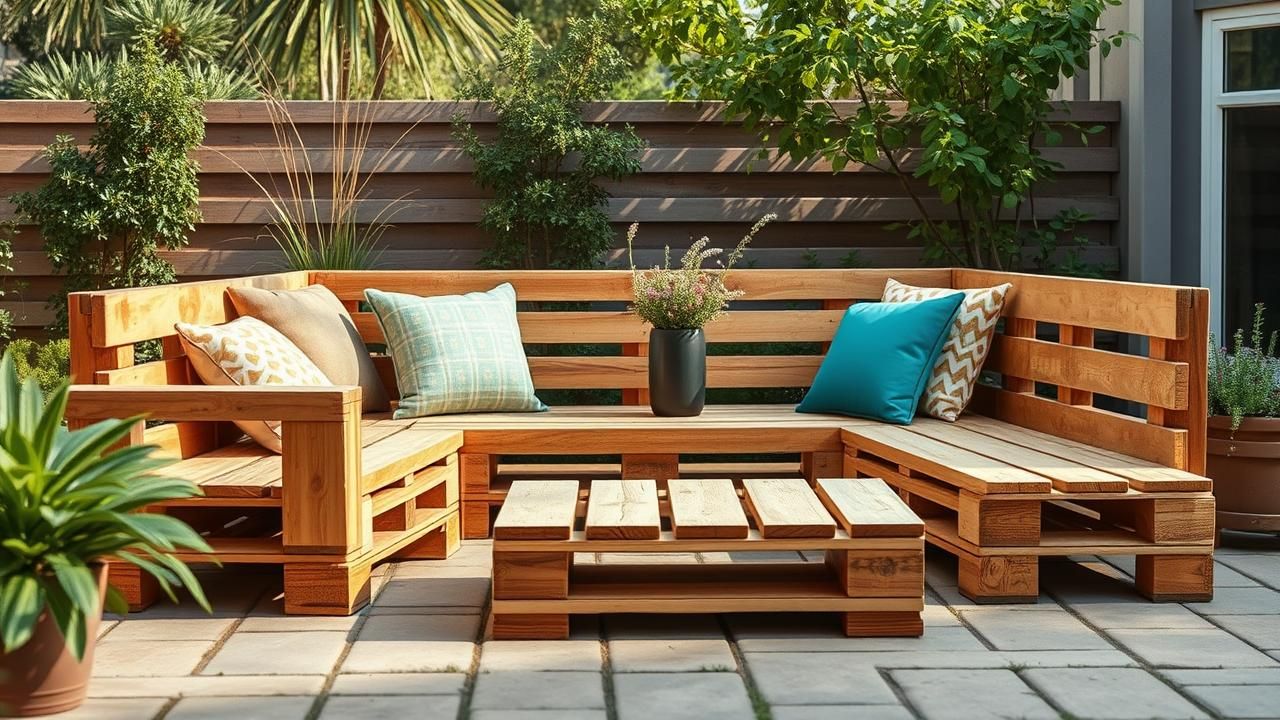 Diy Palettes Salon Jardin Inspiration