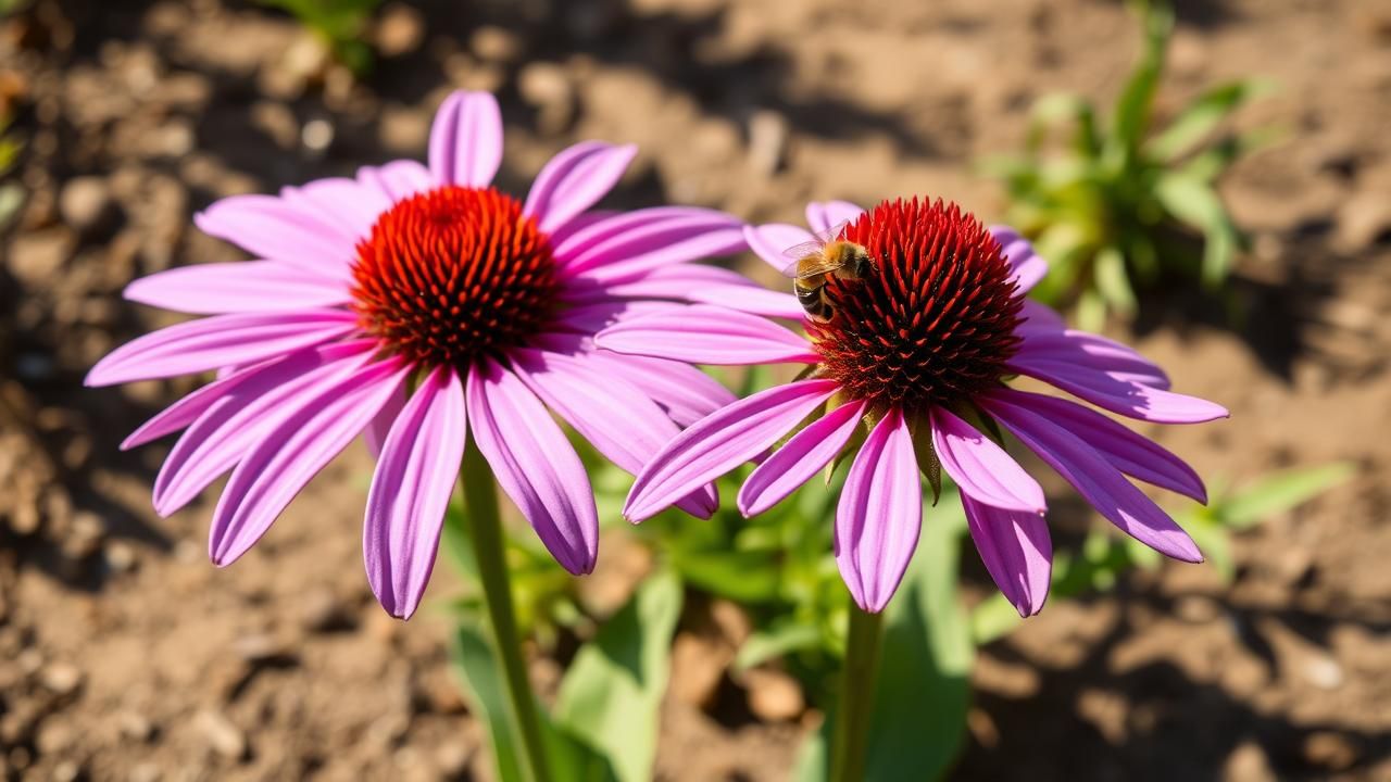 Echinacee Resiste Secheresse Plante Jardin Ete