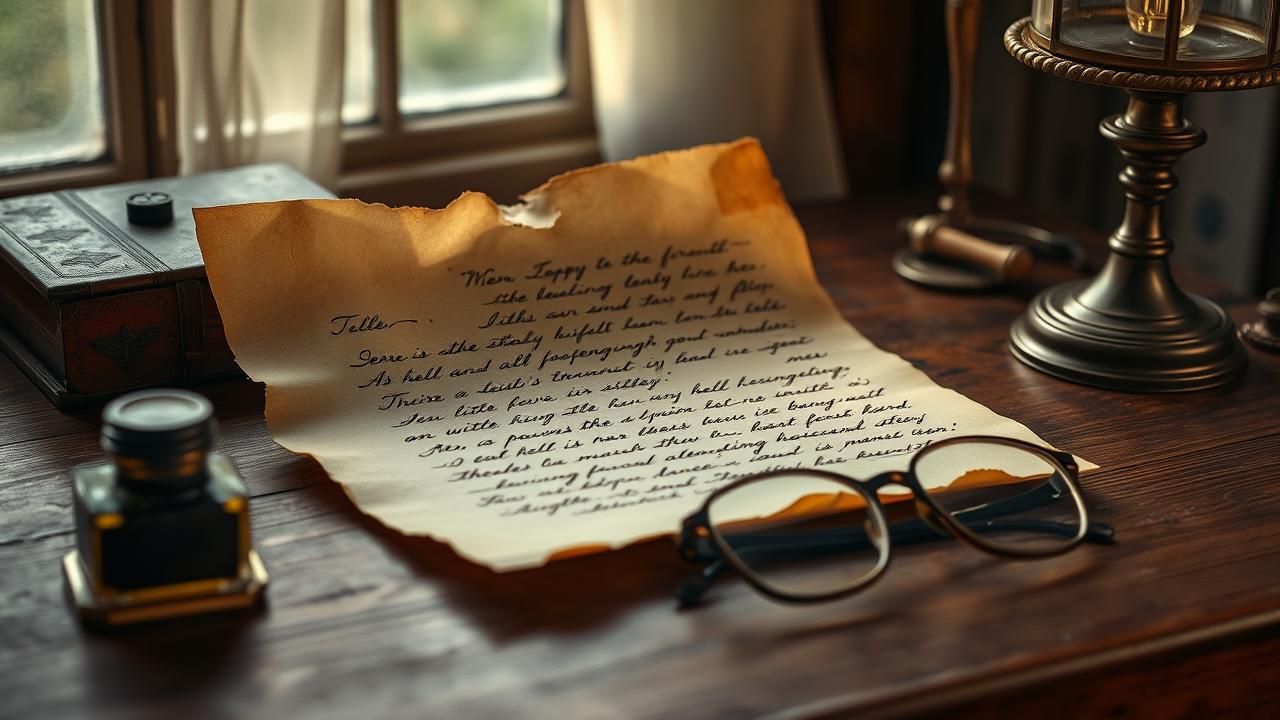 Enseignant Decouvre Lettre Secrete 1893