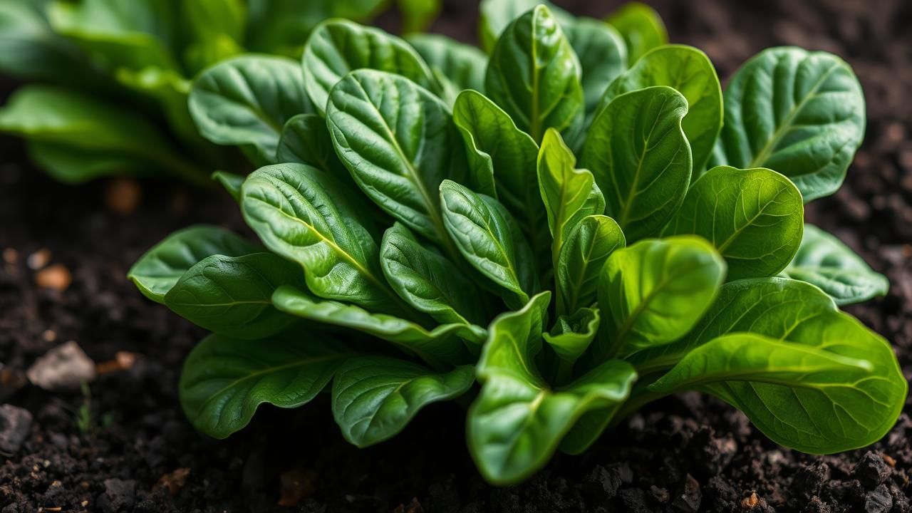 Epinards Legume Benefique Jardin Sante