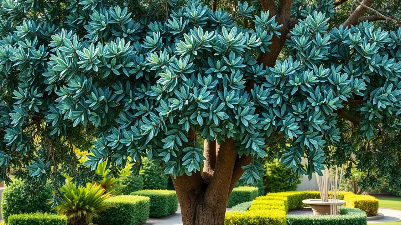 Eucalyptus Gunnii Arbre Anti Nuisibles Feuille Bleu