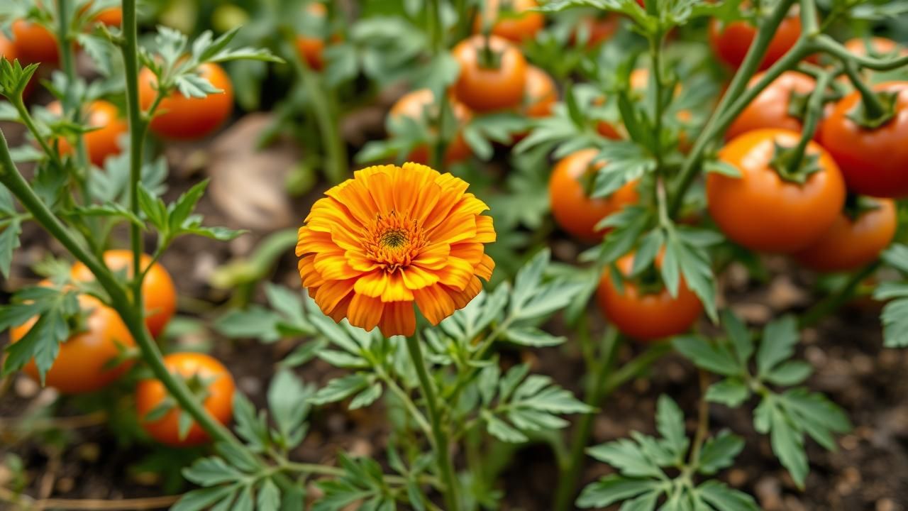 Fleur Protege Tomates Pucerons