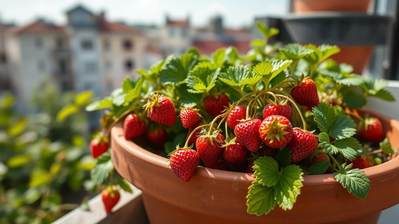 Fraises Bois Cultiver Balcon Etapes Simples