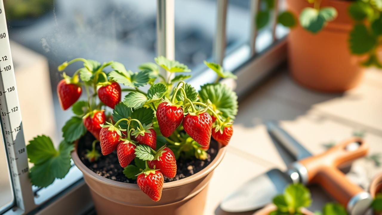 Fraises Maison Cultiver Balcon Astuce