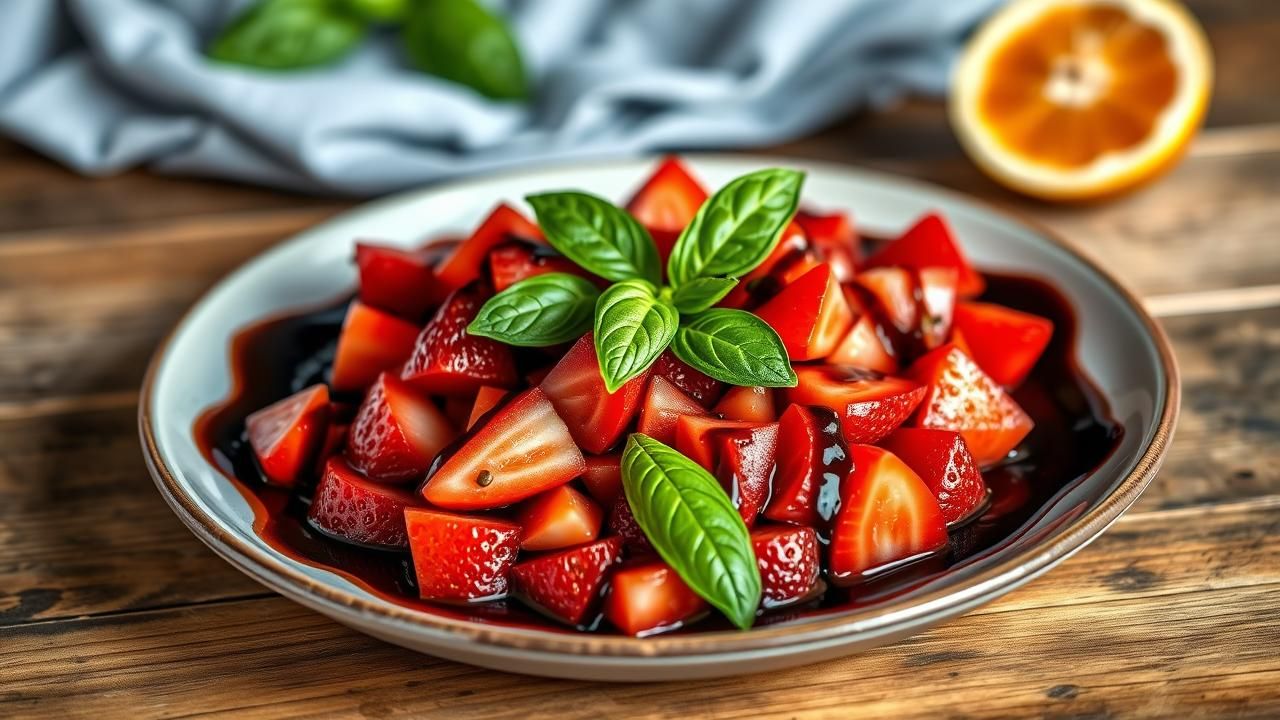 Fraises Recette Insolite Basilic Desserts Ete