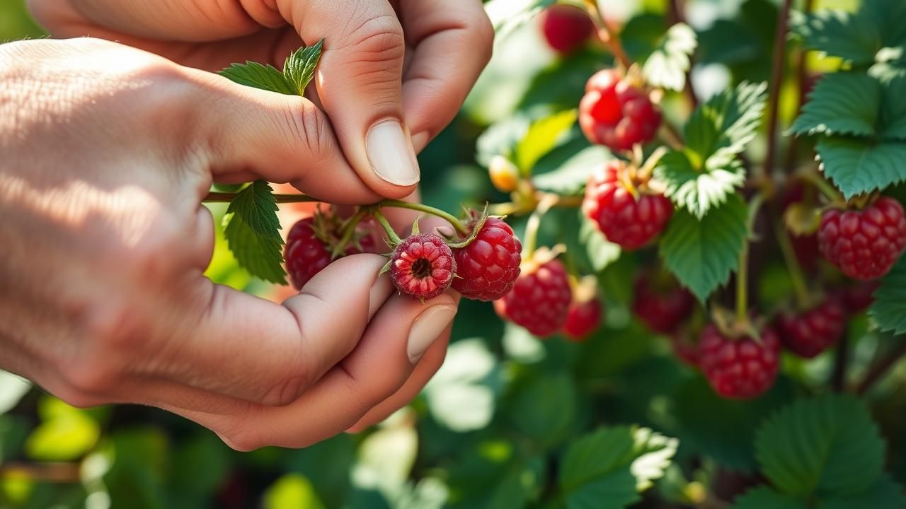 Framboises Geste Simple Augmente Recolte