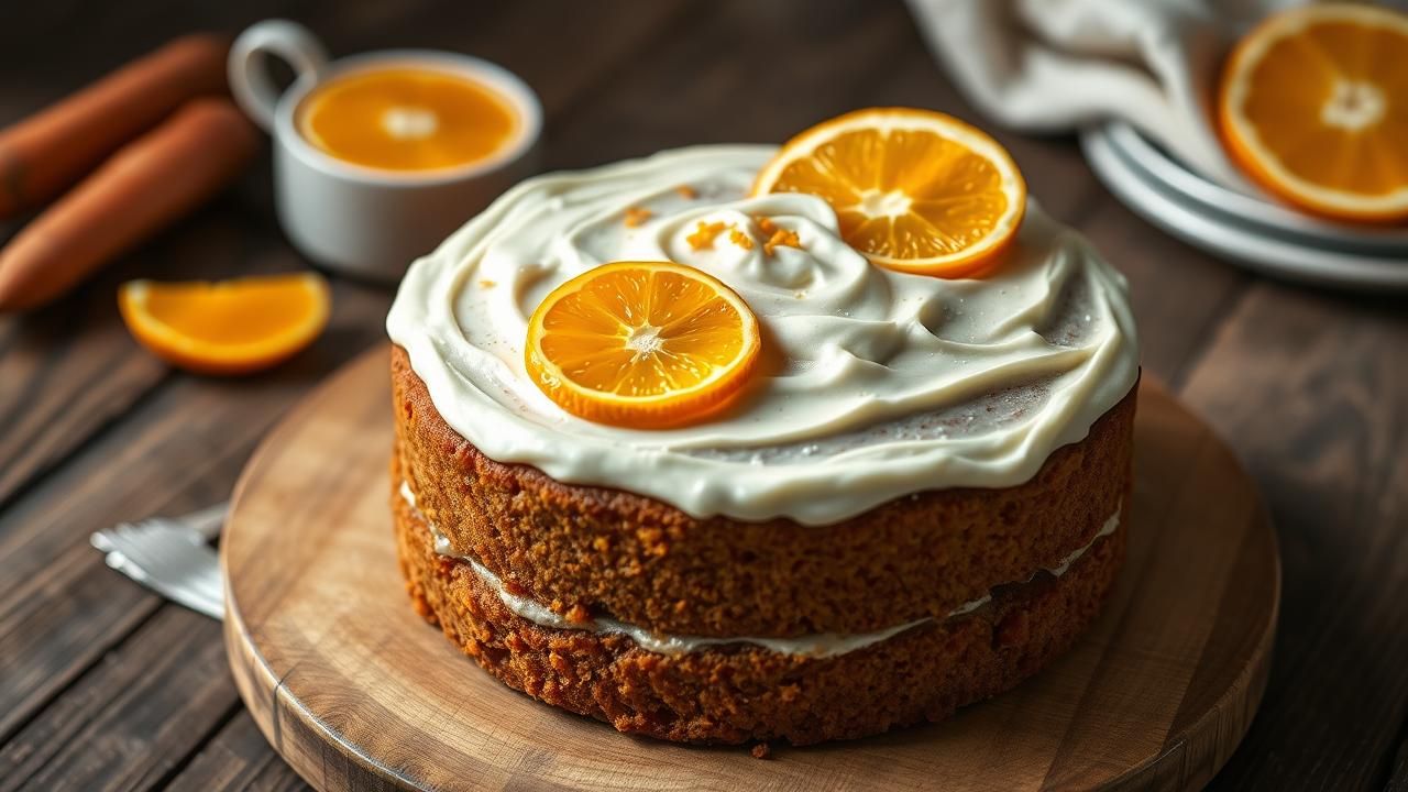 Gateau Carottes Orange Recette Fondante