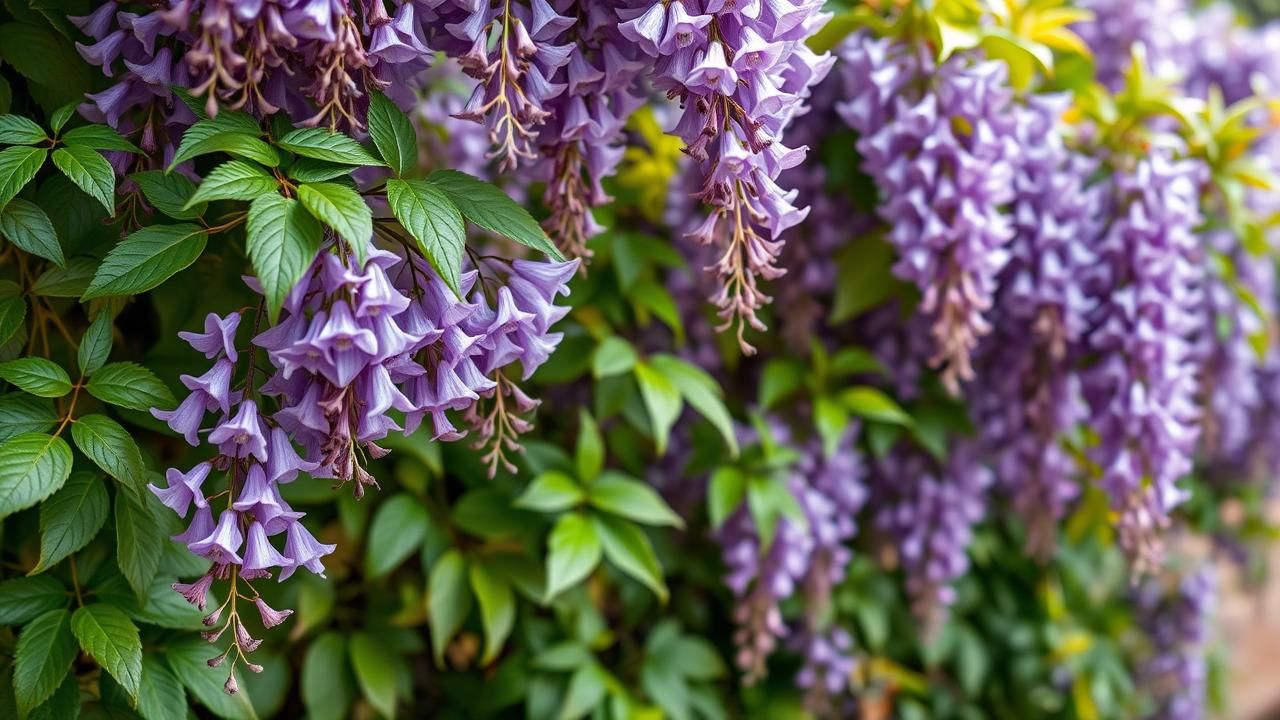 Glycine Taille Floraison Ete