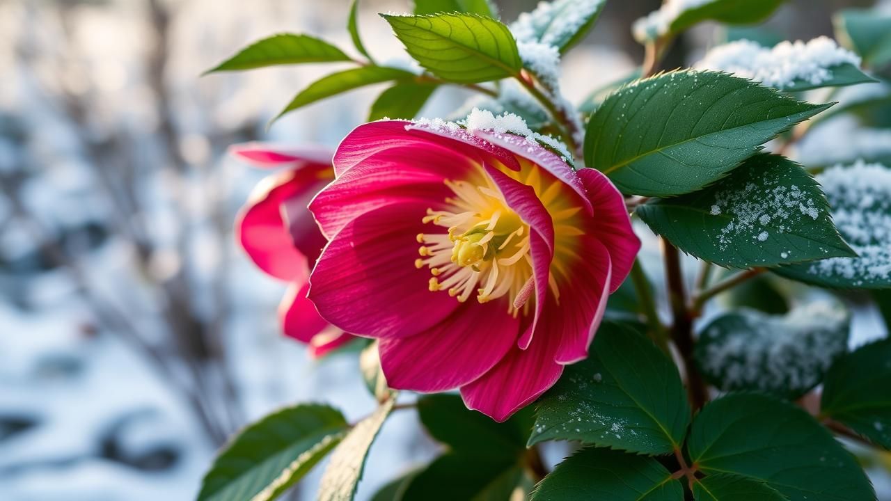 Hellebore Plante Magique Fleurit Hiver
