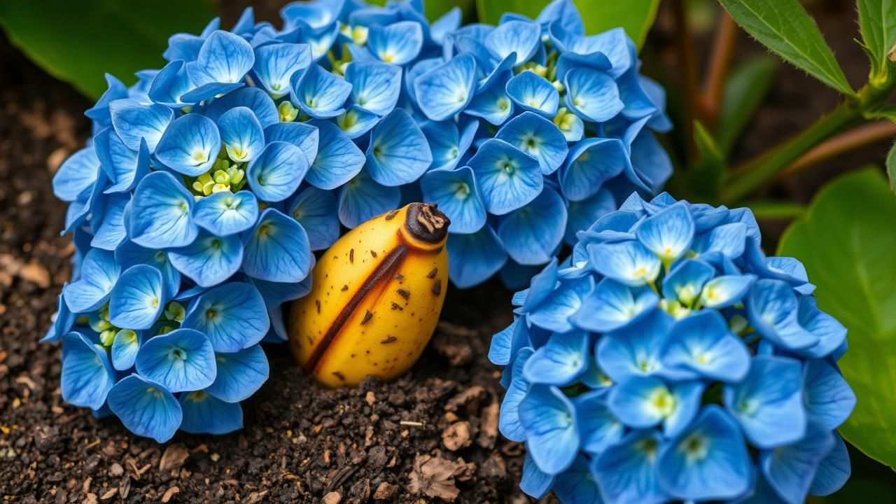 Hortensias Astuce Banane Jardin Surprenant
