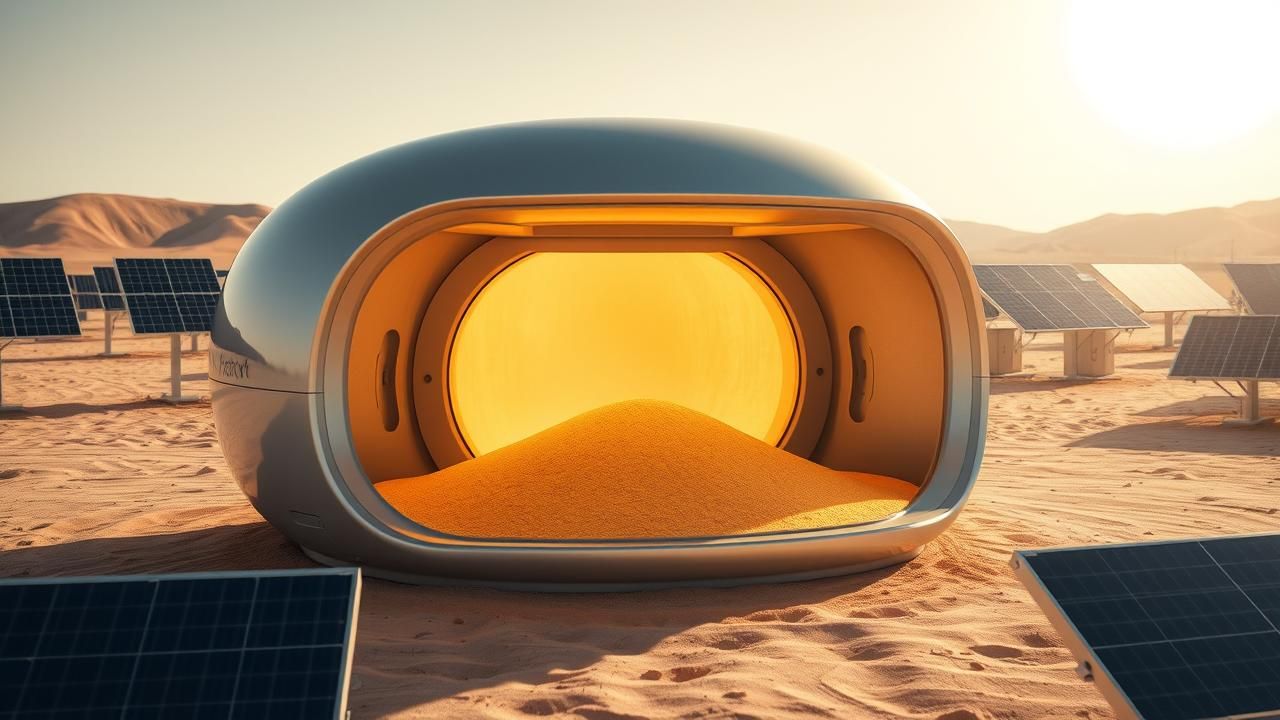 Innovation Indienne Sable Energie Solaire
