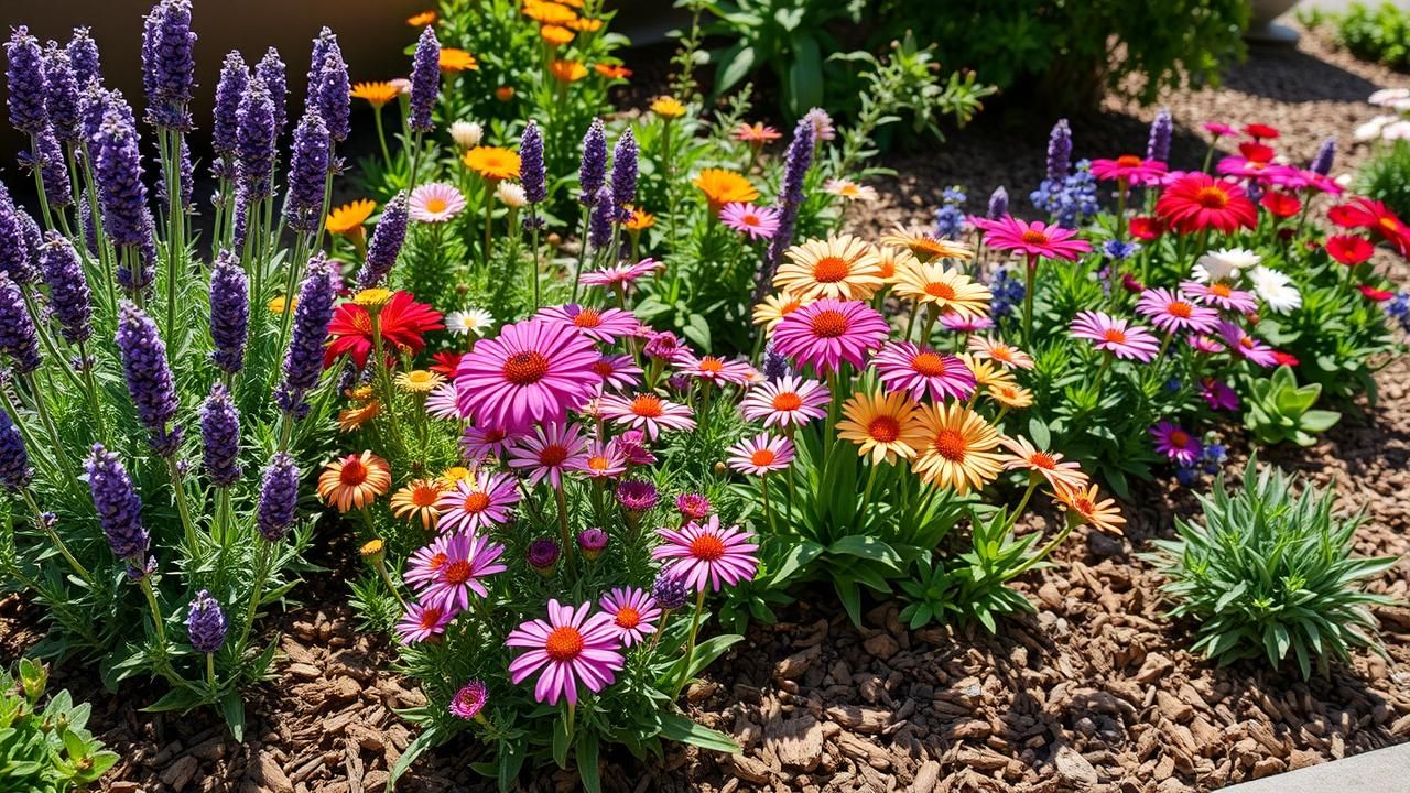 Jardin Sans Arrosage Bordures Fleuries Resistantes