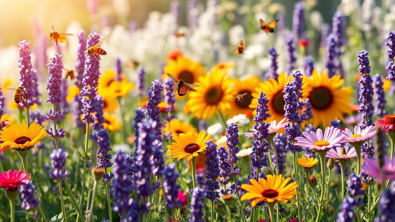 Jardins Fleurs Sauvent Pollinisateurs