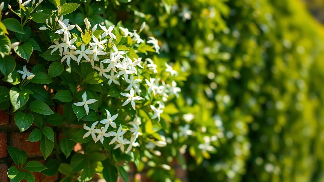 Jasmin Etoile Proteger Murs Vent