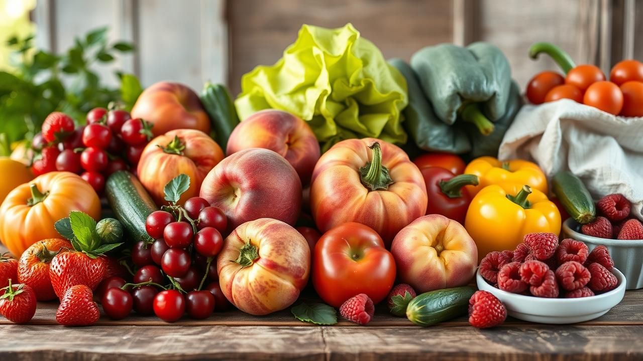 Juin 9 Fruits Legumes Repas Vitamines