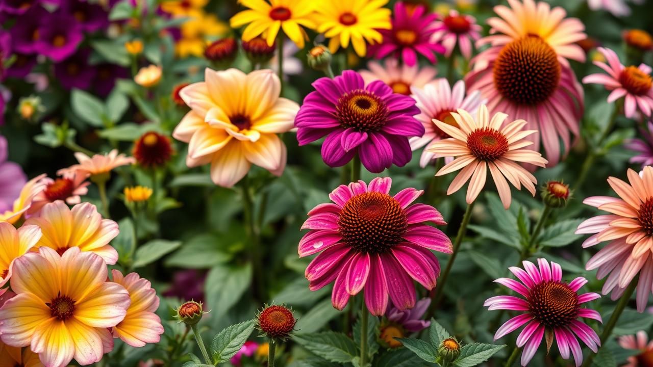 Juin Fleurs Magiques Illuminer Ete