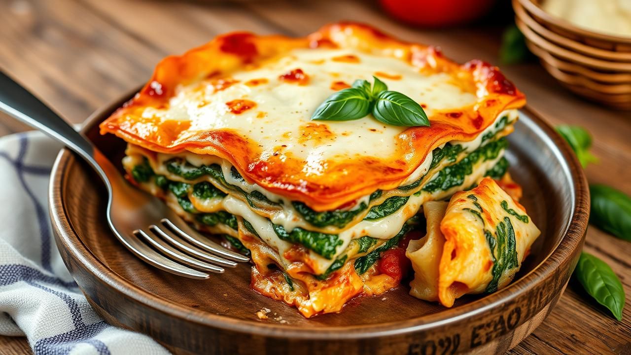 Lasagnes Vegetariennes Epinard Ricotta