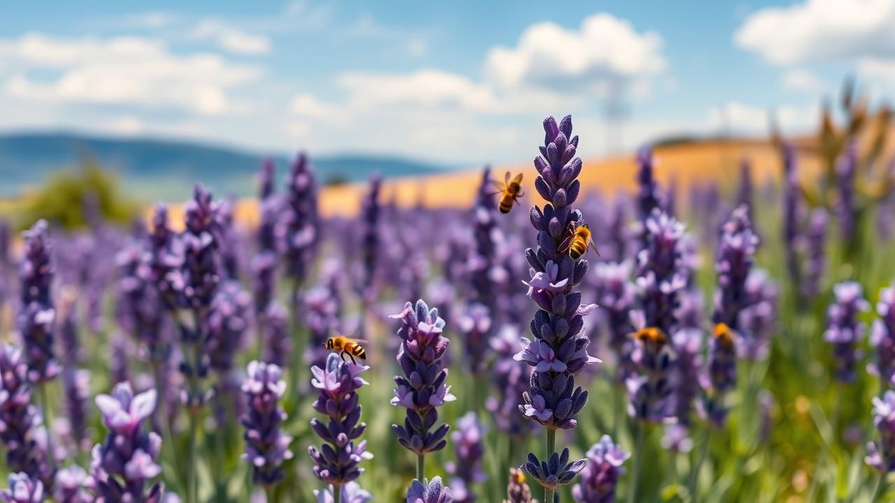 Lavande Plante Magique Jardin Abeilles