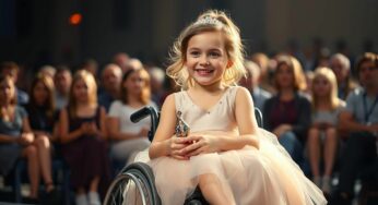 Léa, 8 ans en fauteuil, éblouit le jury et remporte le concours de beauté local