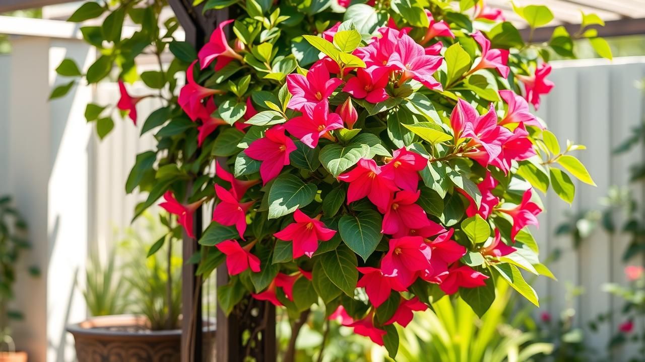 Mandevilla Plante Tropicale Jardin 2025