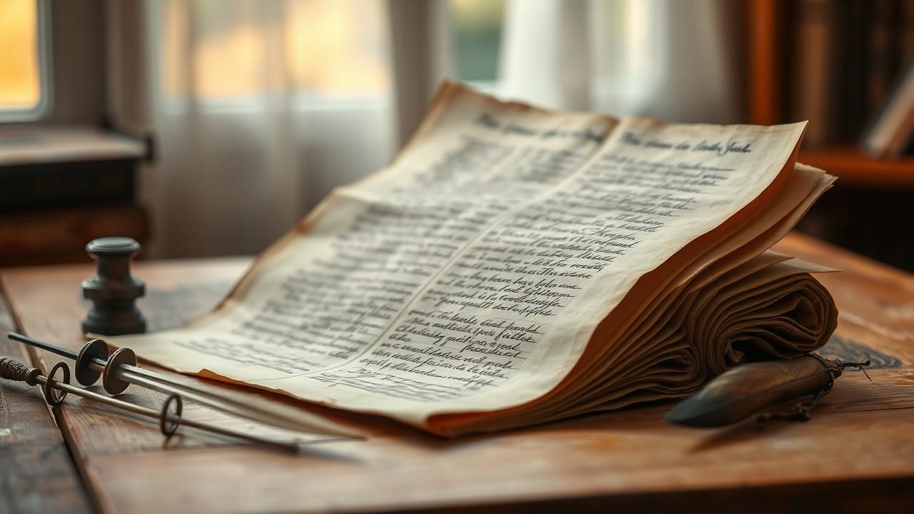 Manuscrit Inedit Ecrivain Decouverte