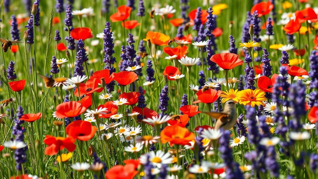 Melange Graines Paradis Abeilles Oiseaux