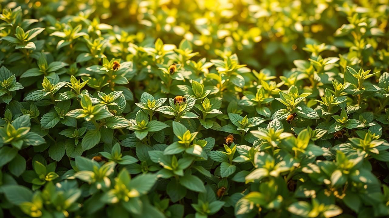 Menthe Melisse Jardin Abeilles 2 Mois