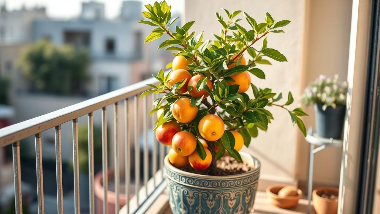 Mini Arbres Fruitiers Balcon Petit Espace