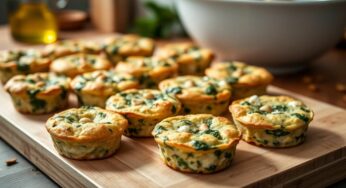 Mini cakes aux épinards-feta : la recette croustillante qui va conquérir votre table