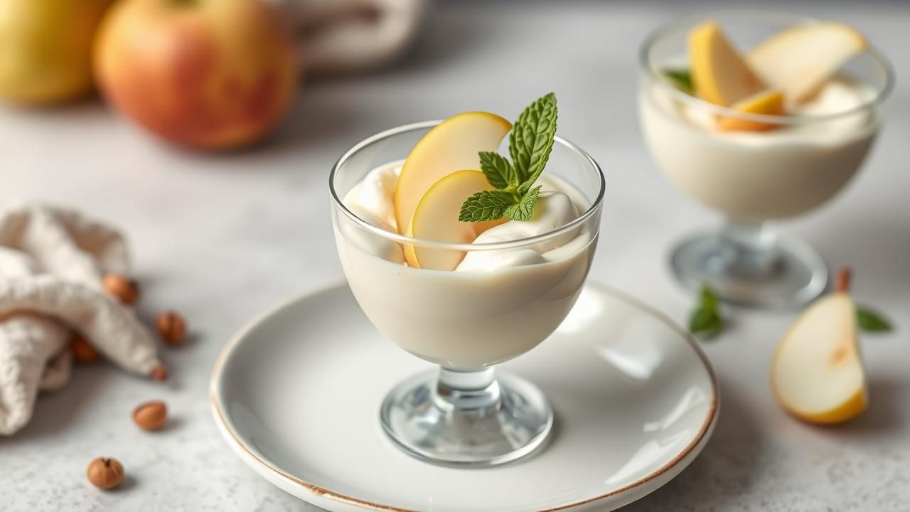 Mousse A La Poire Dessert Leger Automne