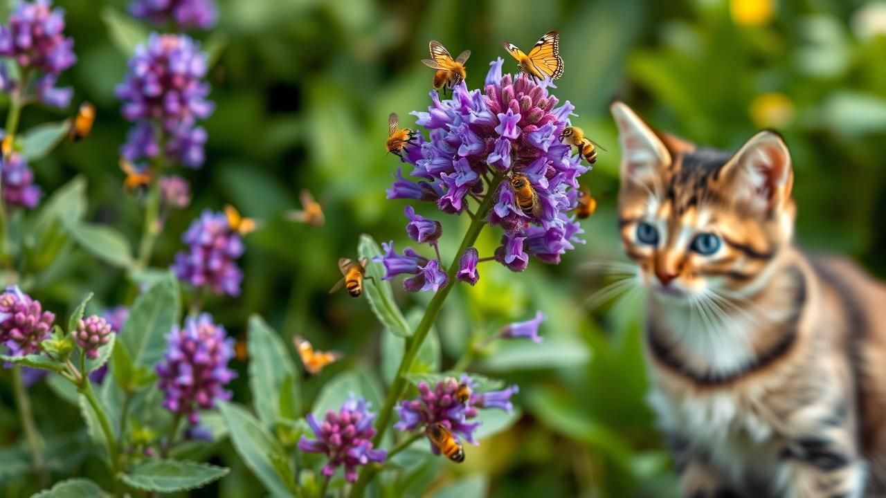 Nepeta Plante Repousse Chats Pollinisateurs