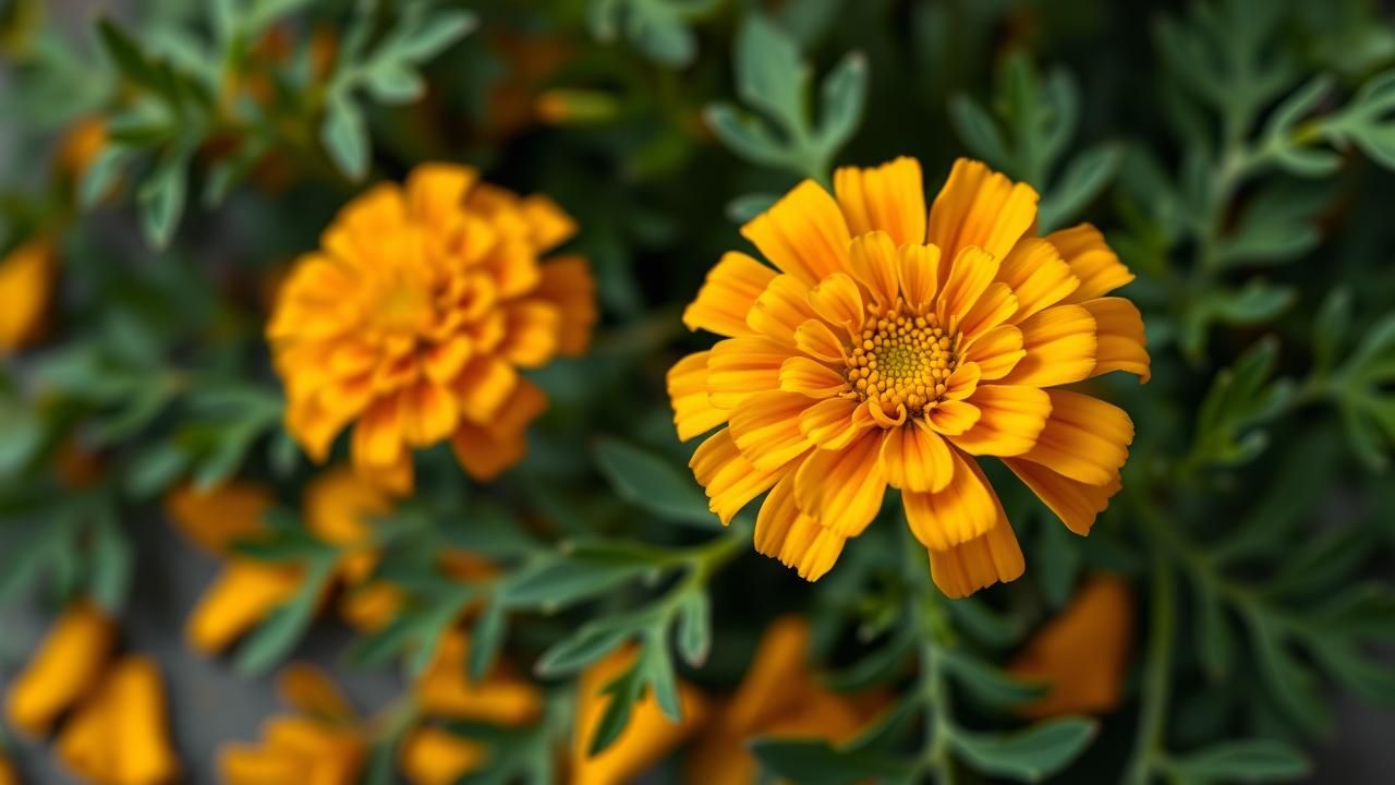 Oeillet Inde Fleur Magique Jardin Plats