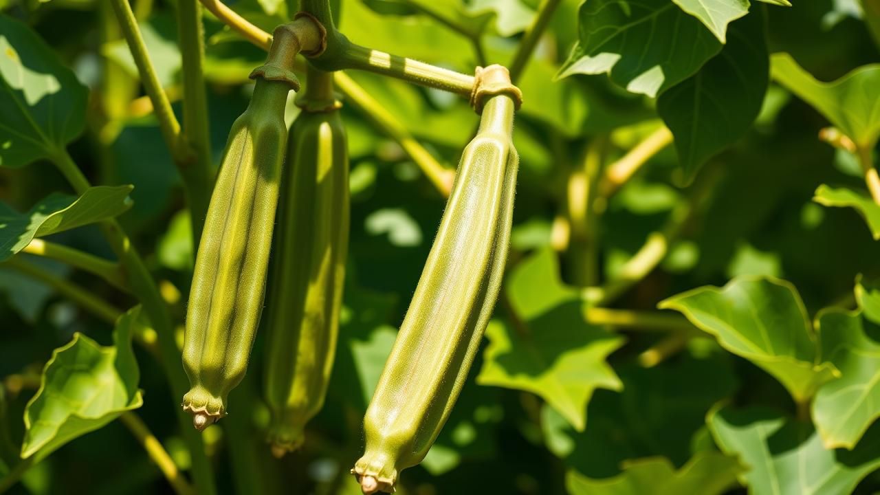 Okra Legume Resiste Canicules Booste Potager
