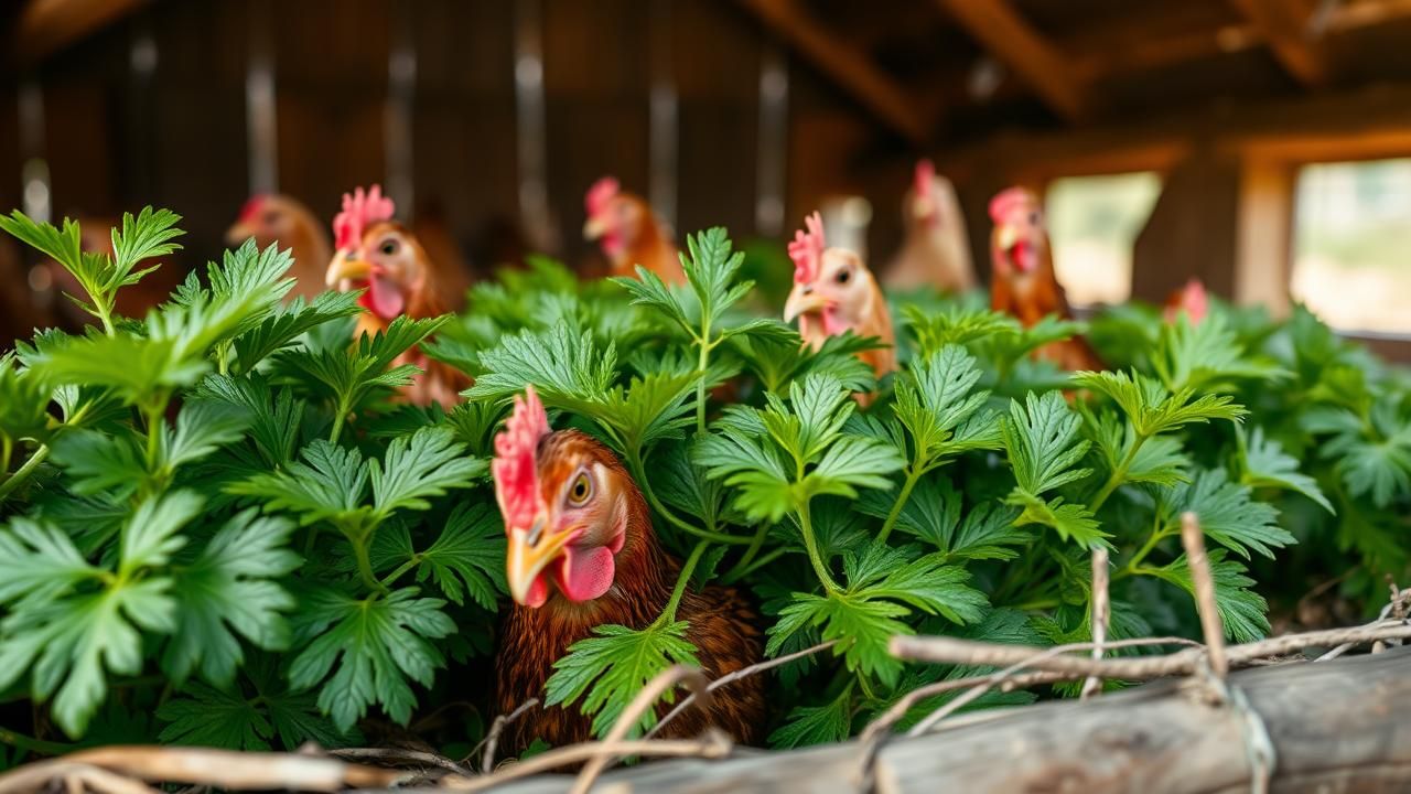 Ortie Booste Ponde Poules Mars