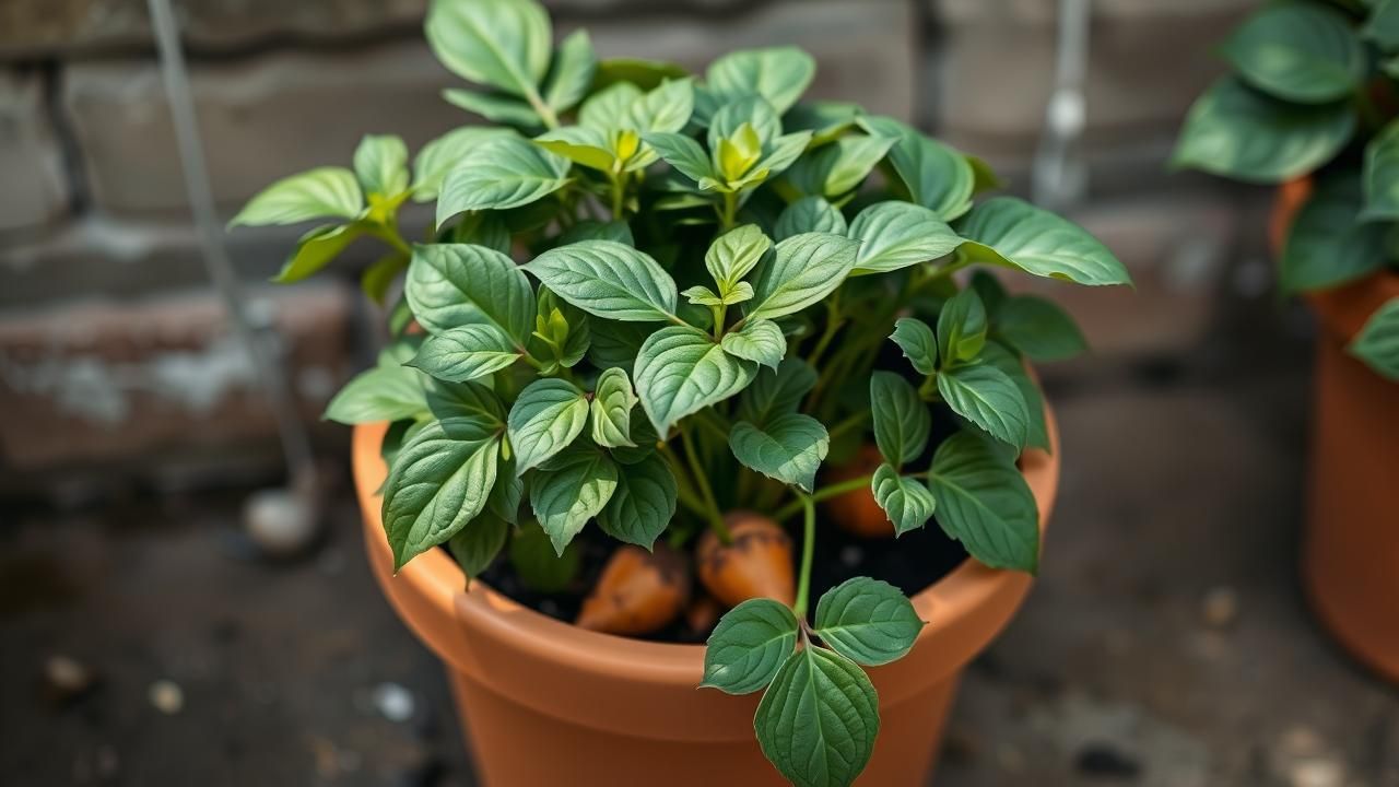 Patate Douce Potager Eau Productif