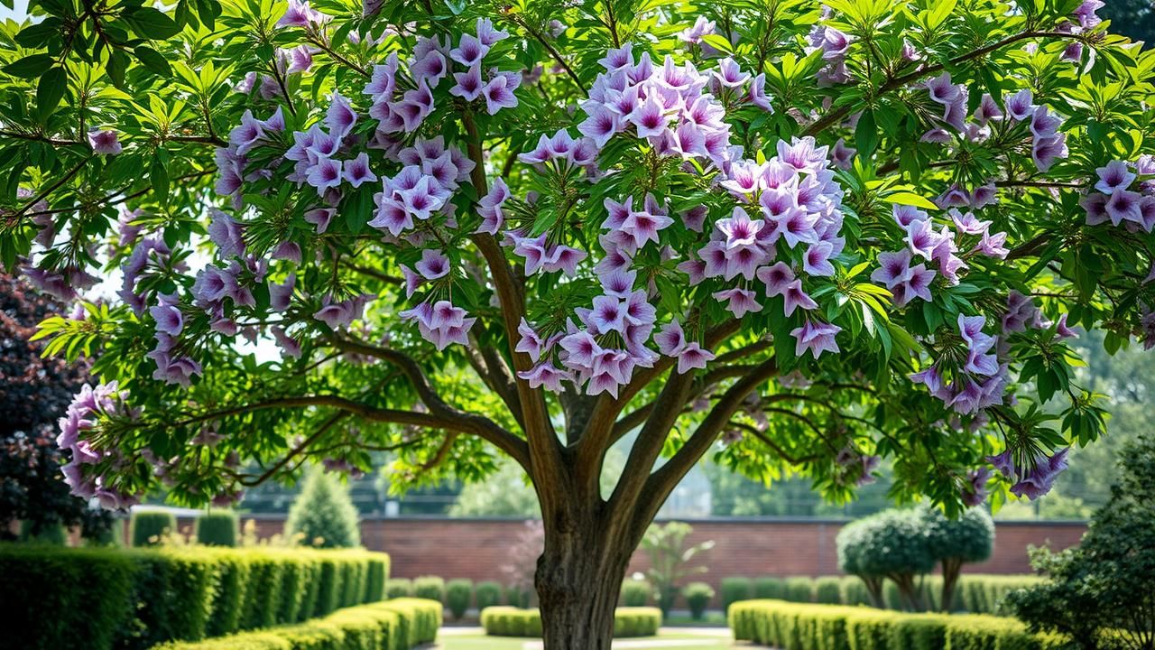 Paulownia Arbre Magique Jardin Ete