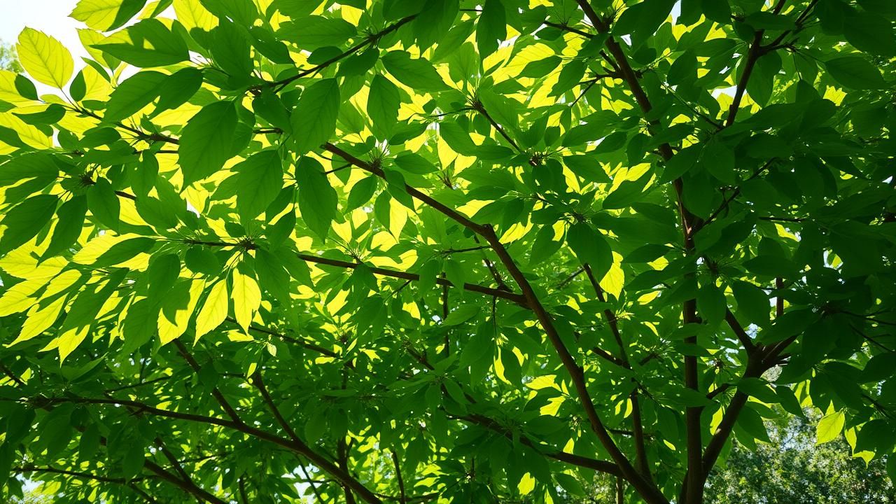 Paulownia Arbre Ombre Rafraichissante Ete