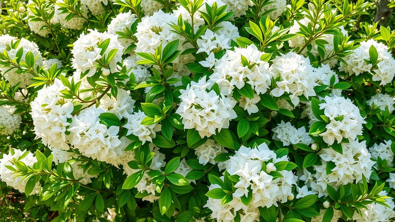 Philadelphus Arbuste Fleurs Parfumees