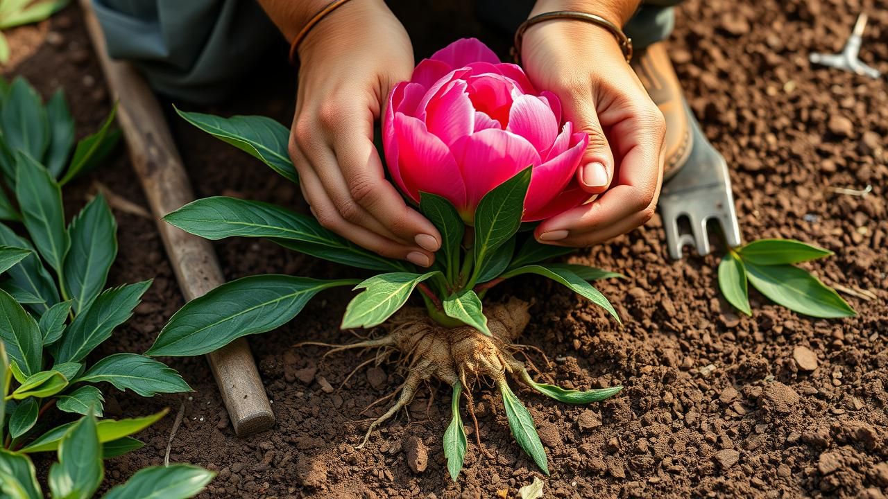 Pivoines Technique Oubliee Multiplication